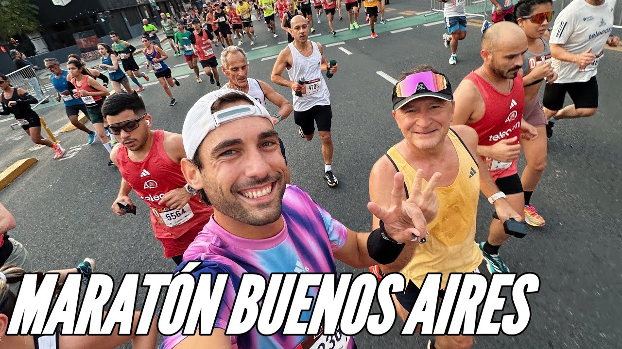 MI PRIMERA CARRERA EN ARGENTINA FUE UNA LOCURA | MARATÓN BUENOS AIRES 2024