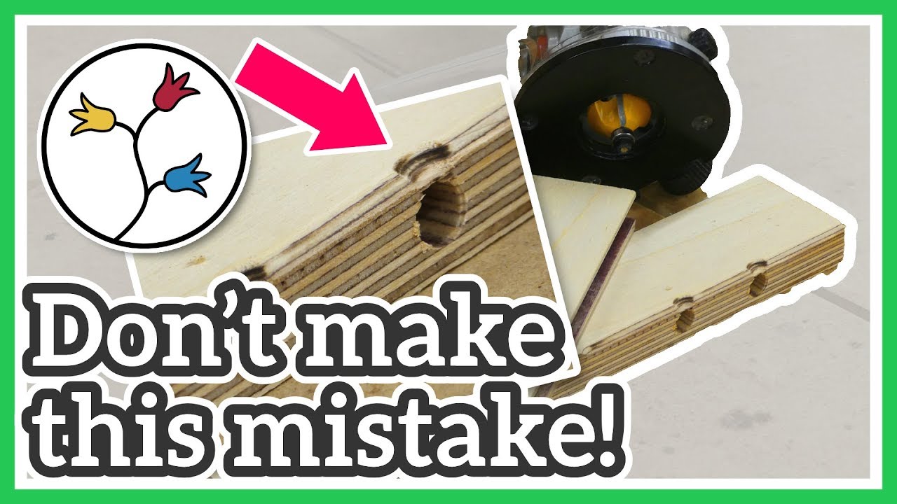 ROUTER BITS FOR EDGES &ndash;&nbsp;AVOID THIS MISTAKE with YOUR ROUTER