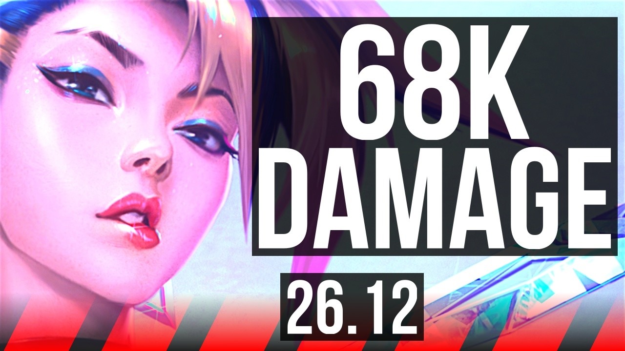 AKALI vs YONE (TOP) | Good KDA: 30/1/7, 68K damage | KR Master | 26.12