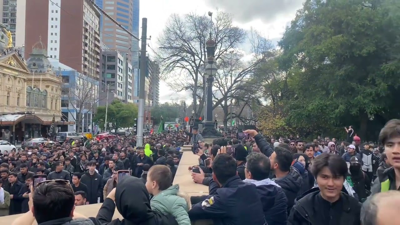 10th of Muharram in Melbourne, Australia Salam, Jan Hussain ￼
