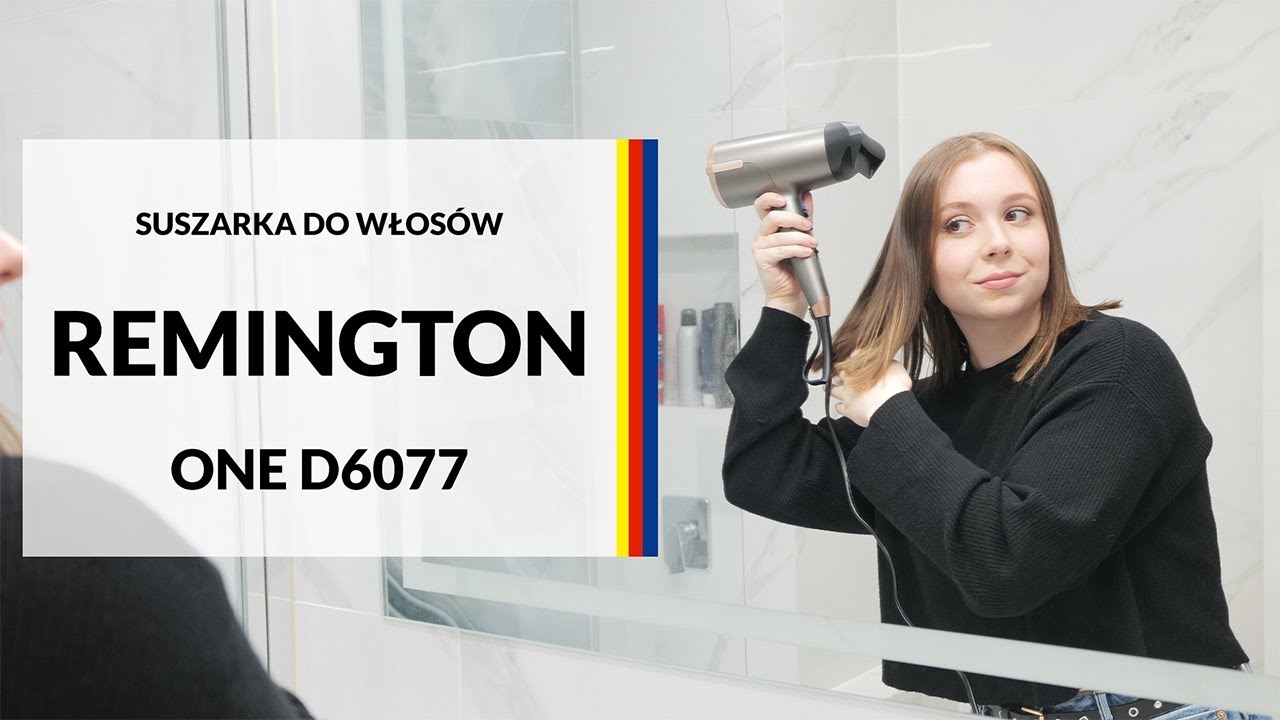 Suszarka do włosów Remington One D6077 – dane techniczne – RTV EURO AGD