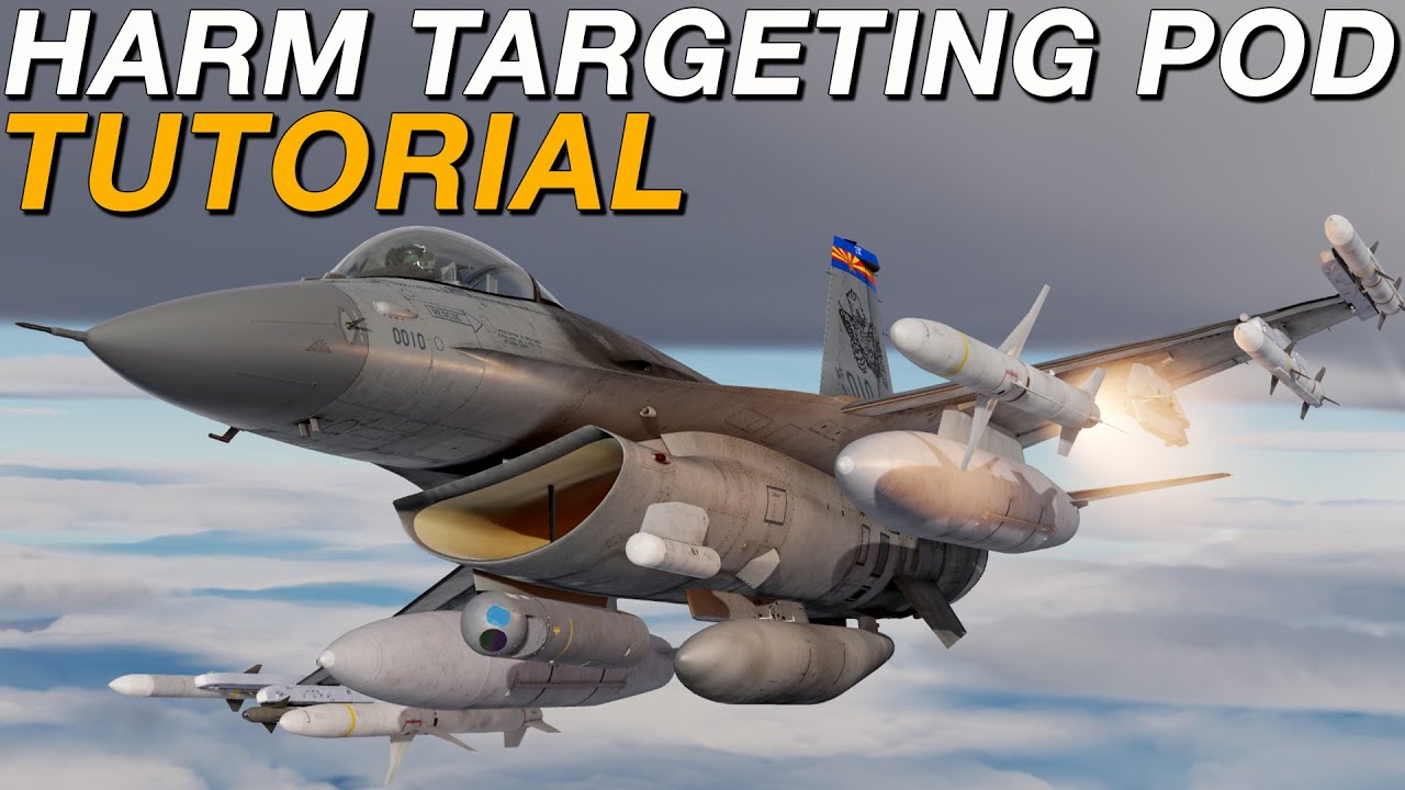 DCS F-16C Viper HARM Targeting System & Markpoints Tutorial!