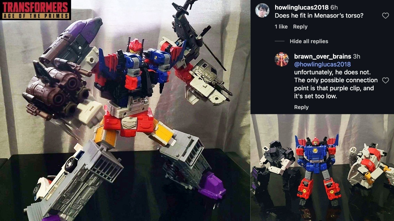 Фотографии фигурки Transformers NEXUS PRIME в комбинированной форме (2027 год) вживую!!!