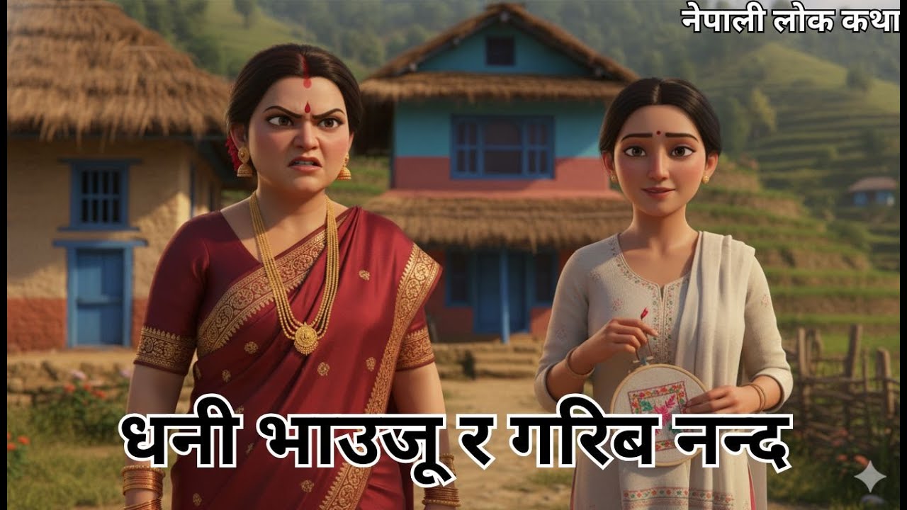 धनी भाउजू र गरिब नन्द | नेपाली लोक कथा | Nepali Lok Katha | Nepali Katha |