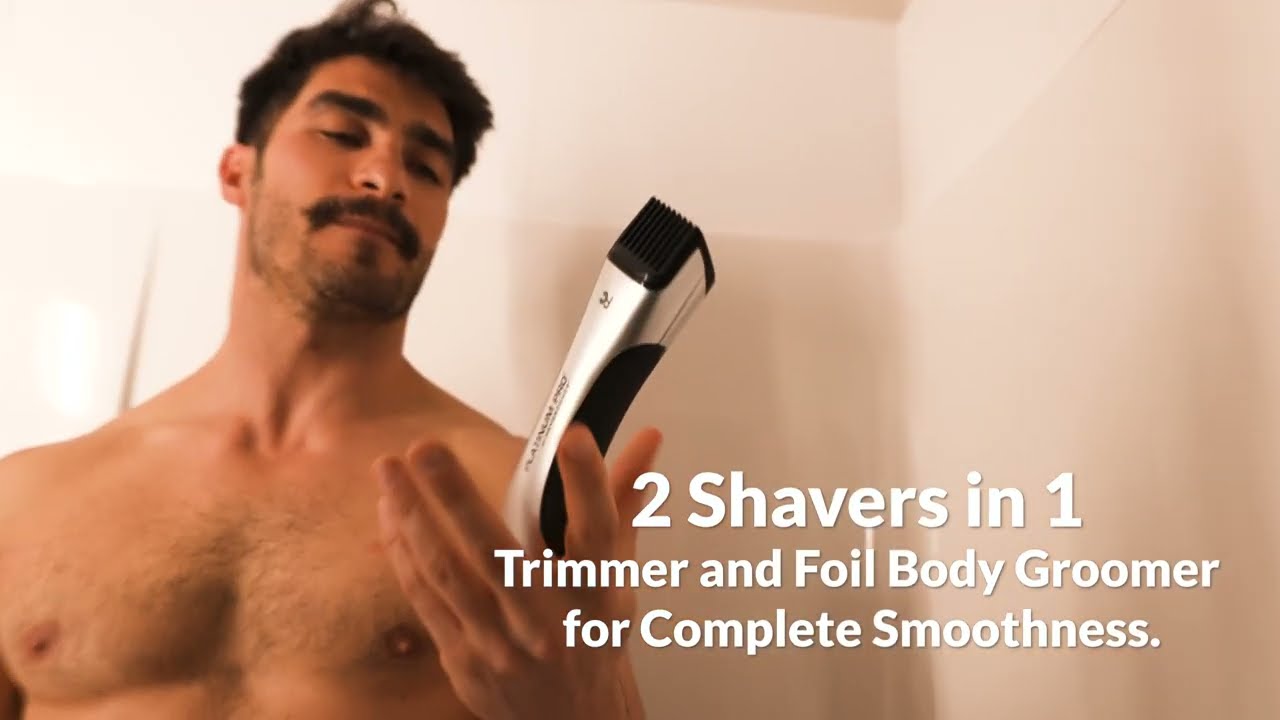 PLATINUM PRO Body Groomer, Body Trimmer and Ball Shaver exclusively at amazon.com - MANGROOMER