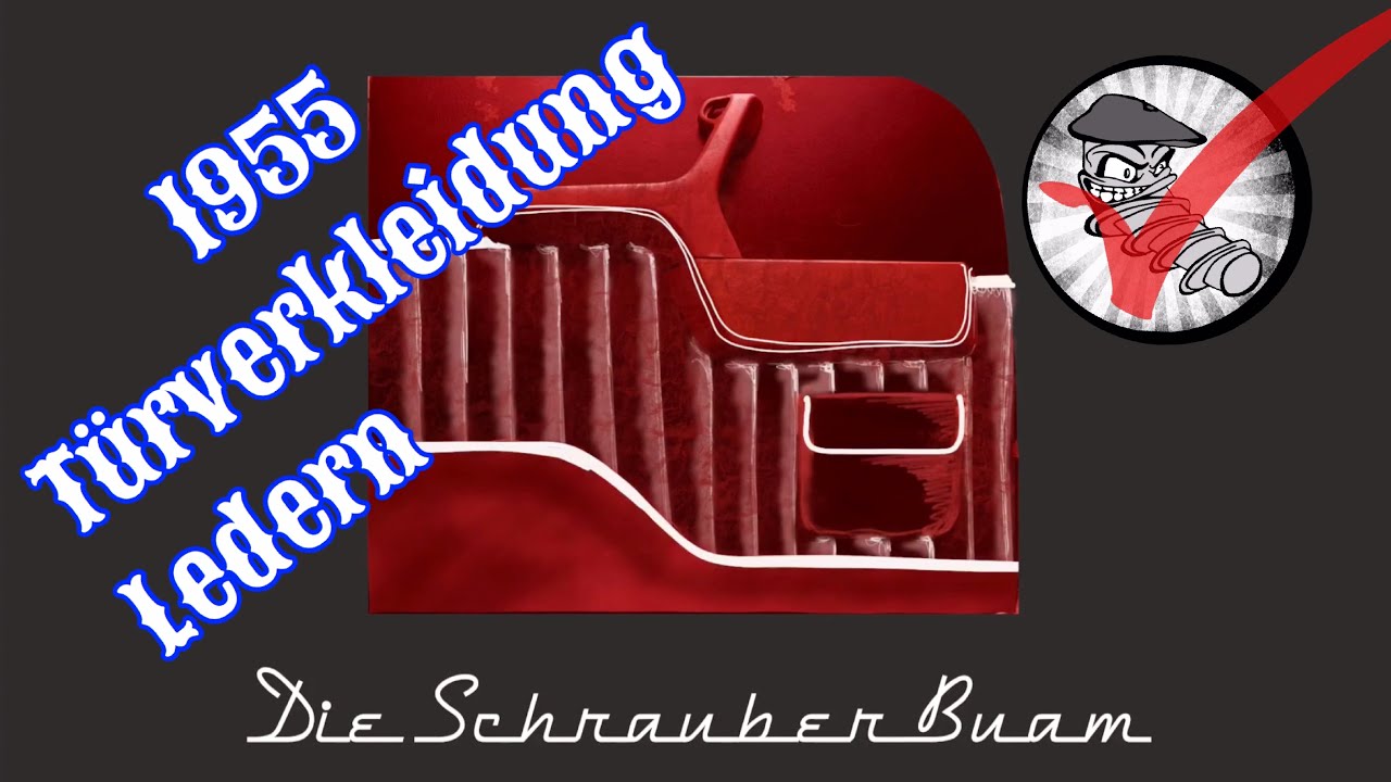 Autotüren Ledern, beziehen Sattlerarbeit Schablonen für Türverkleidung bauen Tutorial DIY