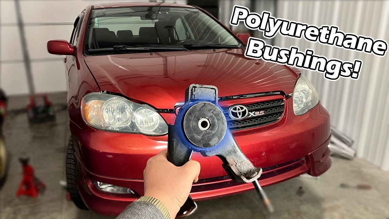 Installing Polyurethane Motor Mounts In The Corolla XRS!