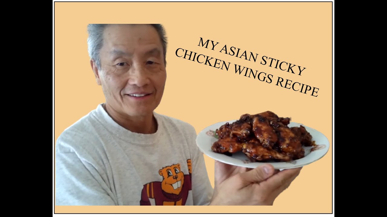 MY ASIAN STICKY CHICKEN WINGS RECIPE