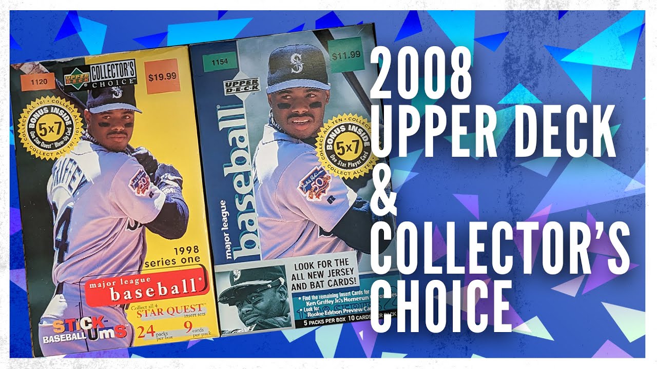 2008 Upper Deck & 2008 Collector's Choice Break!