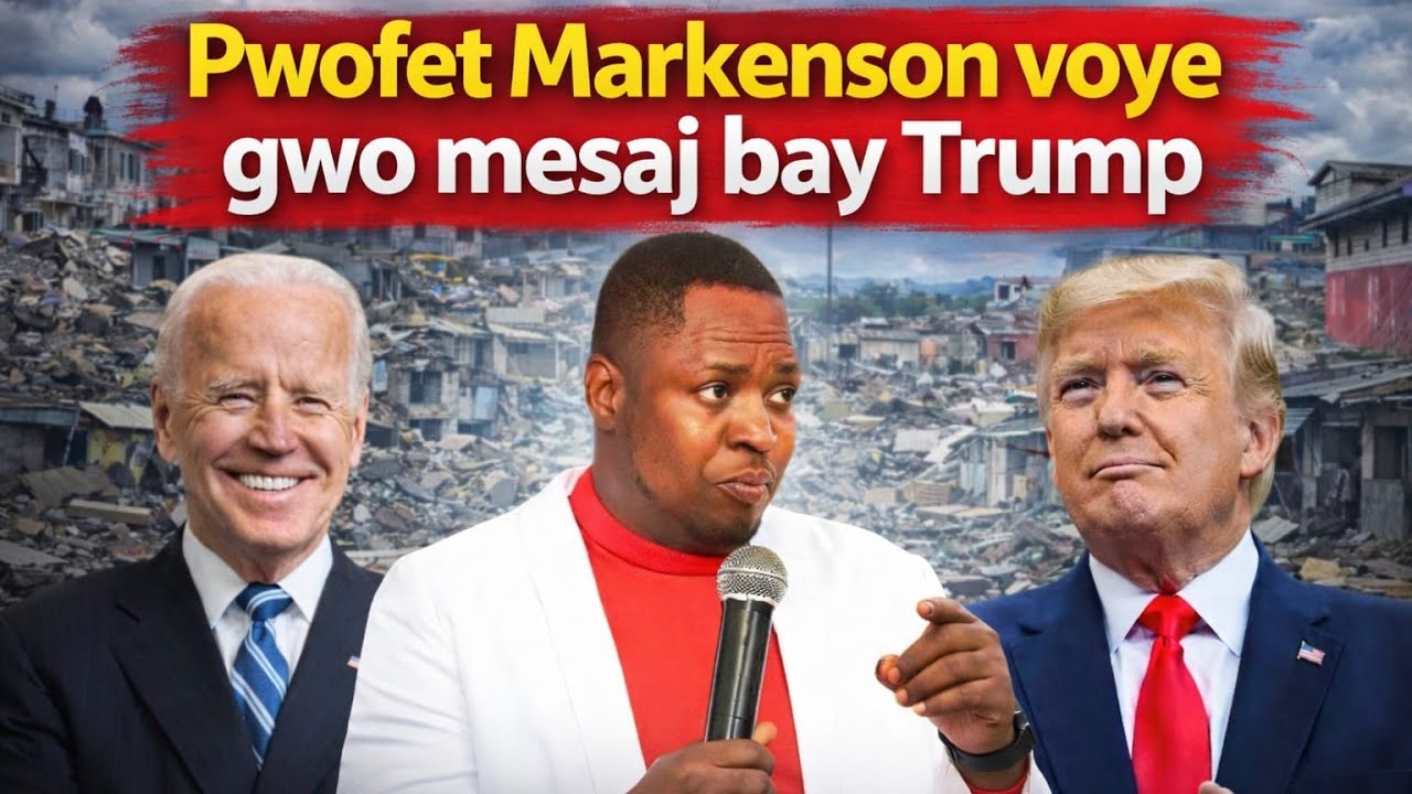 Pwofet Markenson Voye yon mesaj piman bouk bay Prezidan Trump ak Prezidan Macron😮 Vin tande koze