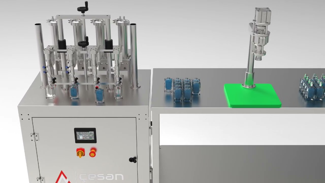 Manuel Parfüm Dolum Makinesi 10ml 450ml (Manual Perfume Filling Machine)