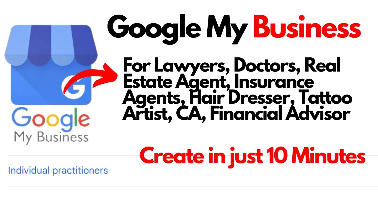 Google My Business profile for Individual Practitioner in just 10 Minutes. Know the GMB guidelines.