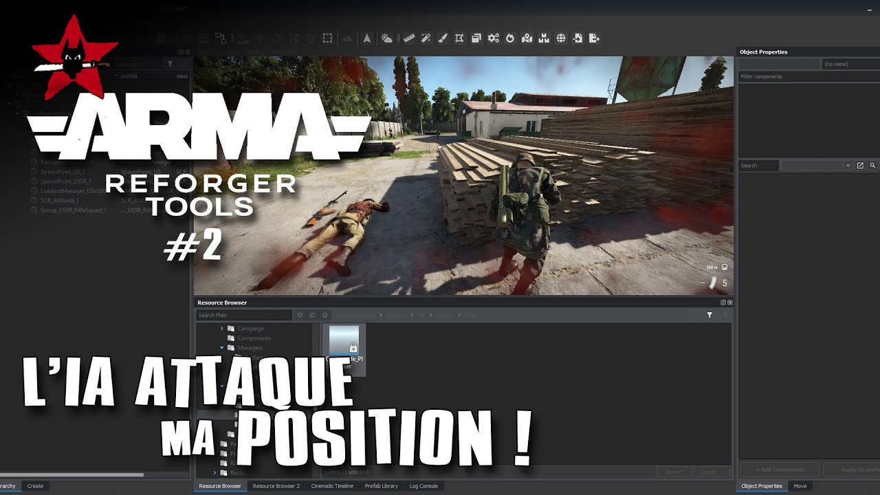 ARMA  Reforger Tools #2 : L'IA attaque ma position !