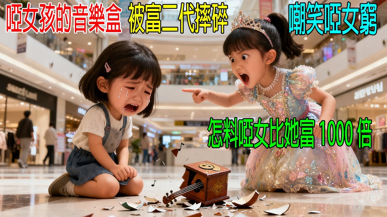 啞女孩的音樂盒，被富二代摔碎，嘲笑啞女窮，怎料啞女比她富1000倍！