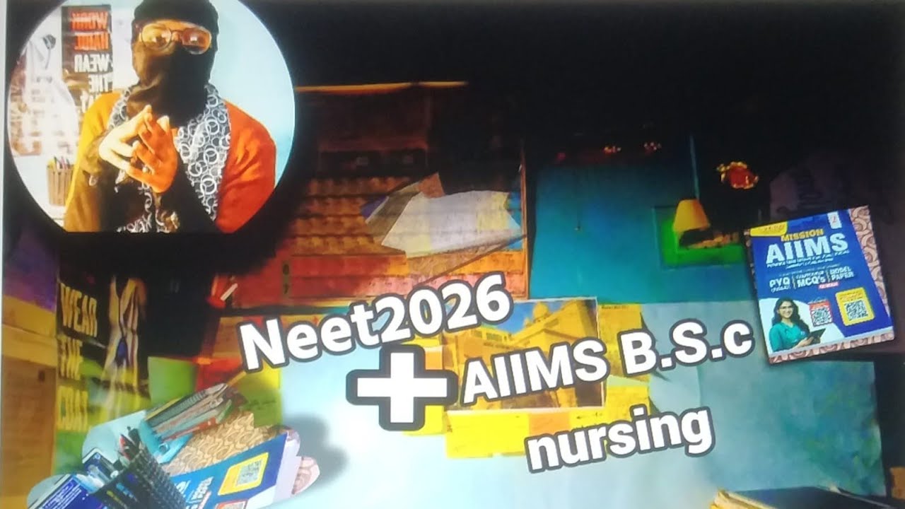 🔥Neet2026 with AIIMS b.sc.nursing//smart strategy+smart study Target government medical College 🎯