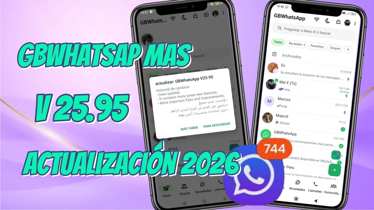 GBWHATSAPP MAS V25.95 ||ACTUALIZADO Y DESDE CERO + CONFIGURACIÓN✅✅