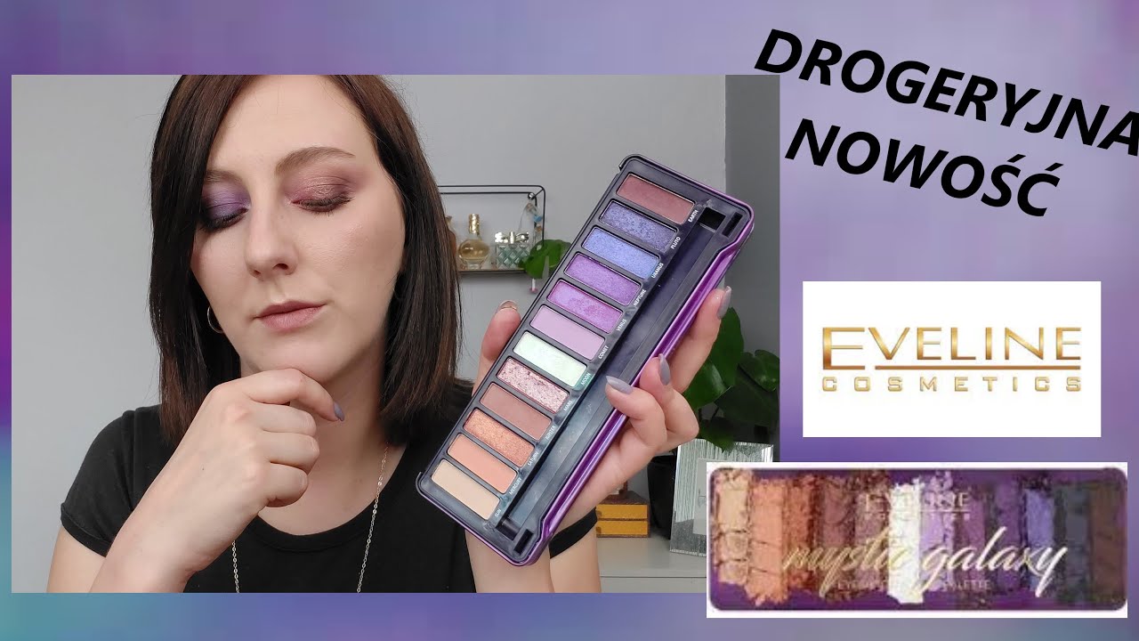 ✨PALETA EVELINE MYSTIC GALAXY✨ TEST + SWATCHE | NOWOŚCI DROGERYJNE