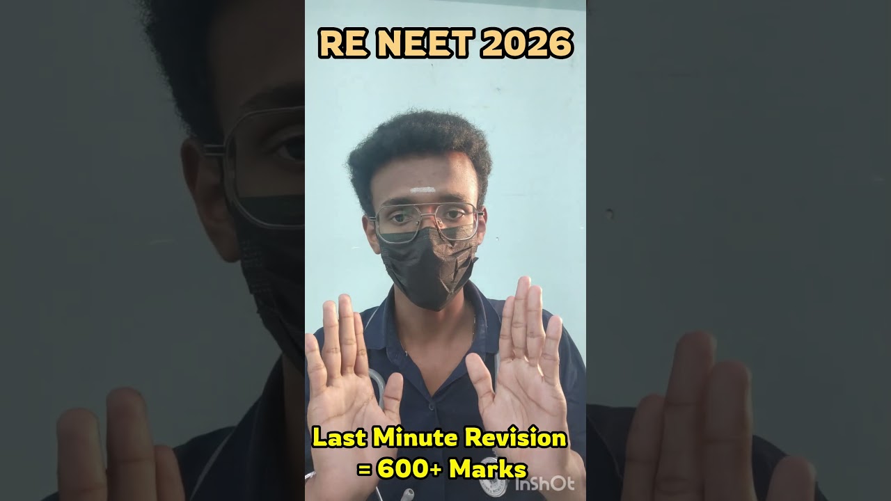 Secure 600+ In Final Revision🔥Re-NEET 2026#reneet #reneet2026