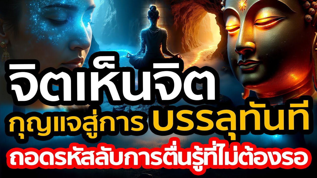 จิตเห็นจิต ทางลัดที่สั้นที่สุด กุญแจสำคัญสู่การบรรลุฉับพลัน! ถอดรหัสลับการตื่นรู้ที่ไม่ต้องรอกาลเวลา