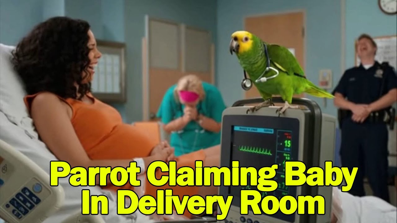 Delivery Room ERUPTS in Laughter! 🤣 Parrot Turns Into “Doctor” and Won’t Stop Talking!