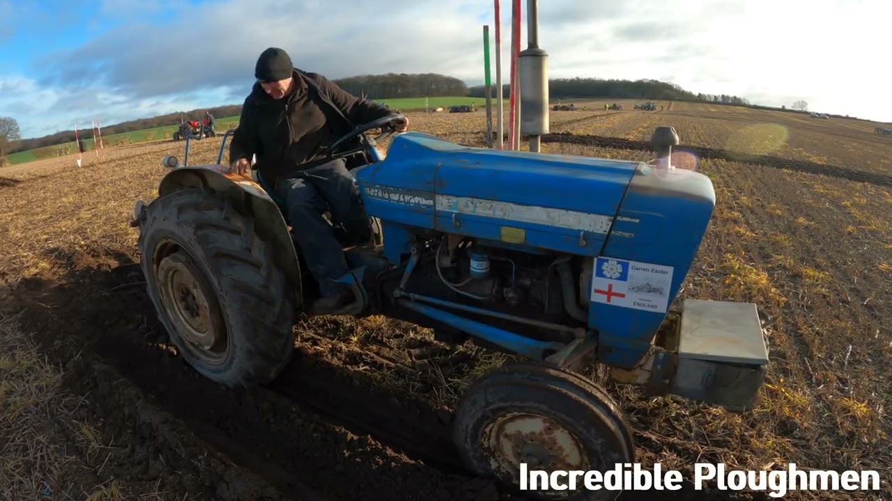 1970 Ford 3000 2.9 Litre 3-Cyl Diesel Tractor (47HP) with Ransomes Plough