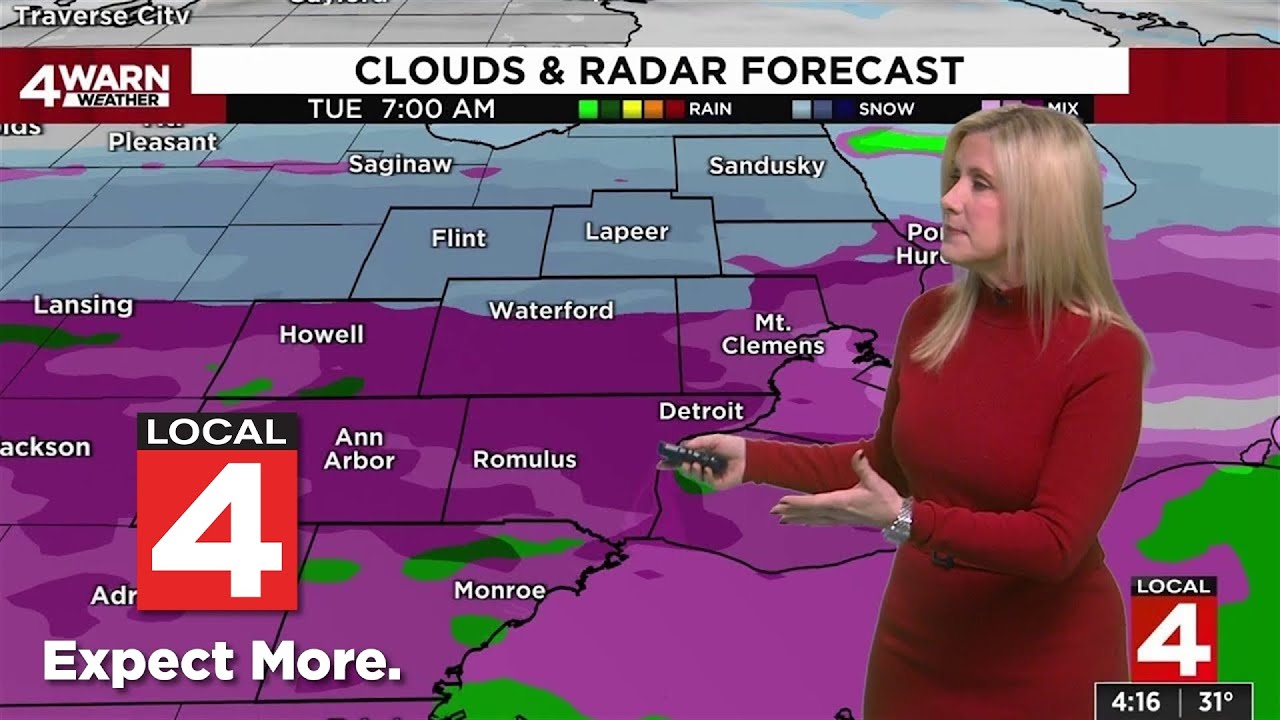 Metro Detroit weather forecast Jan. 22, 2024  -- 4 p.m. Update