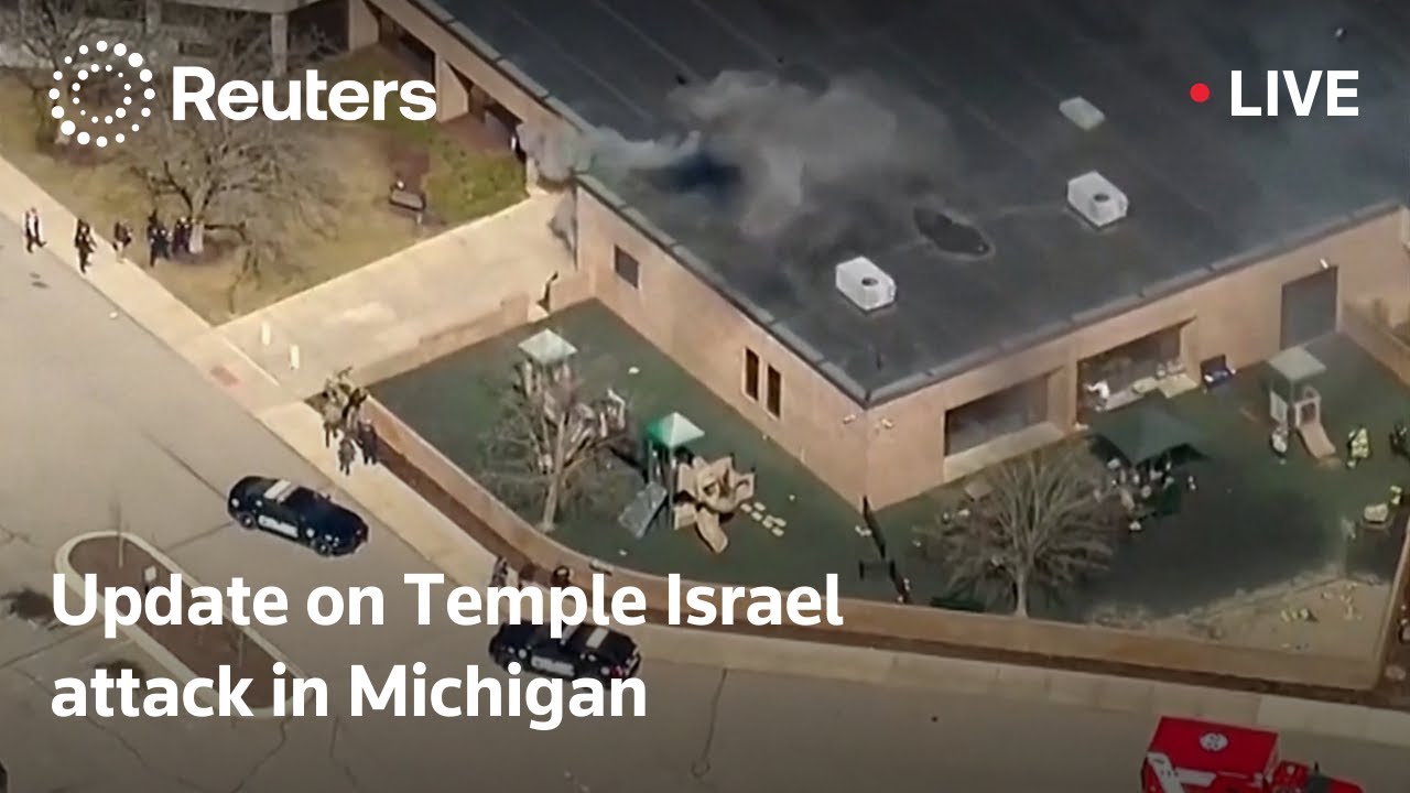 LIVE: Officials give an update on Temple Israel attack in Michigan