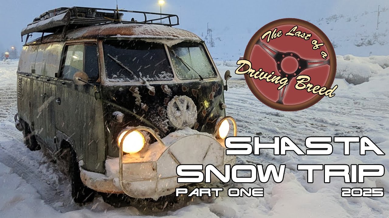 VW Bus Preparations and Expectations for Shasta Snow Trip 2025 Classic Volkswagen Road Trip