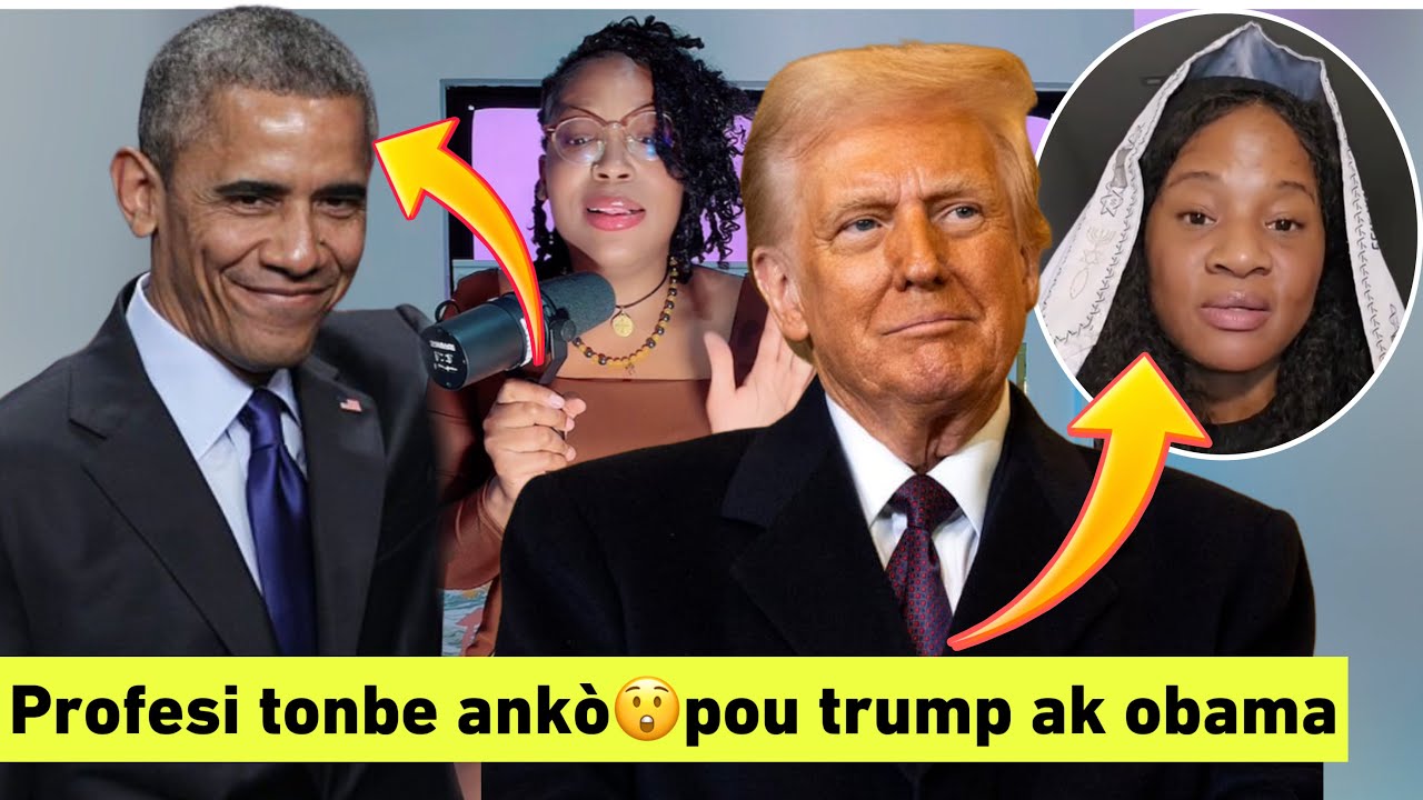 profesi tonbe ank&ograve; sou obama ak trump: sa kap vini pap piti,tande byen
