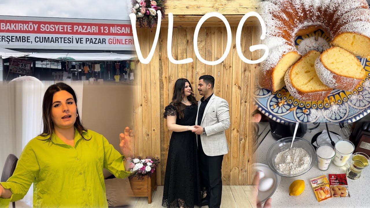 BAKIRKÖY SOSYETE PAZARI 🛍️, GRUBUMUZUN SON GELİNİ 👰🏻‍♀️ , MİS GİBİ LİMONLU KEK 🍋