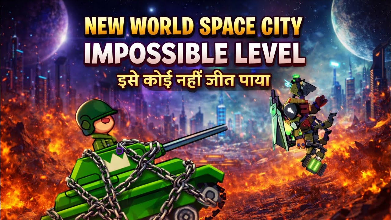 Hills of steel most Hard level #newupdate #tankgame #hillofsteel 