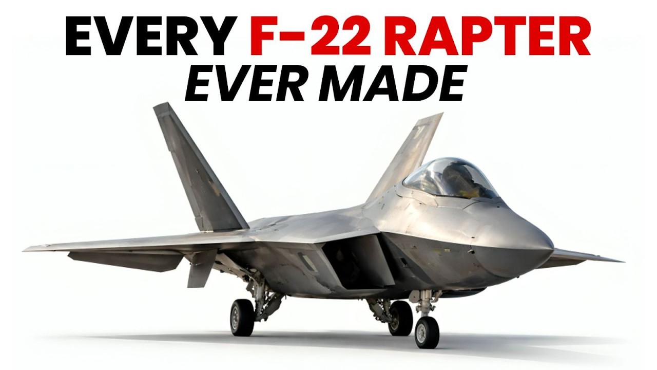 Every F-22 Raptor Ever Made Explained