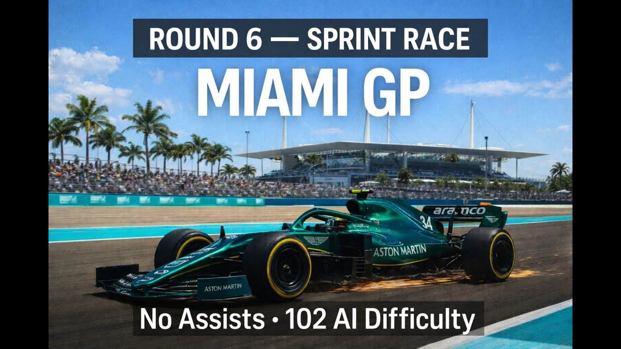 F1 25 - Sprint Race Miami GP - Career Mode