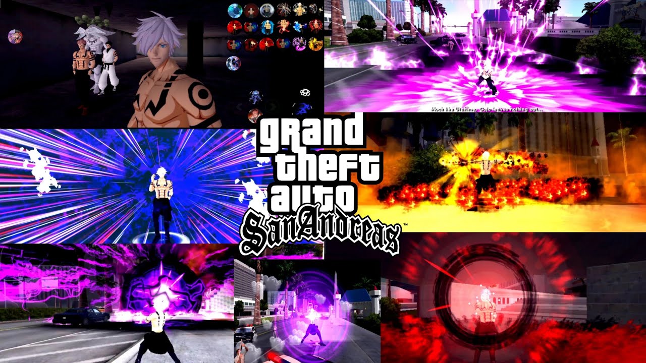 Ryomen Satoru Gojo X Sukuna MOD PACK GTA SA ANDROID 