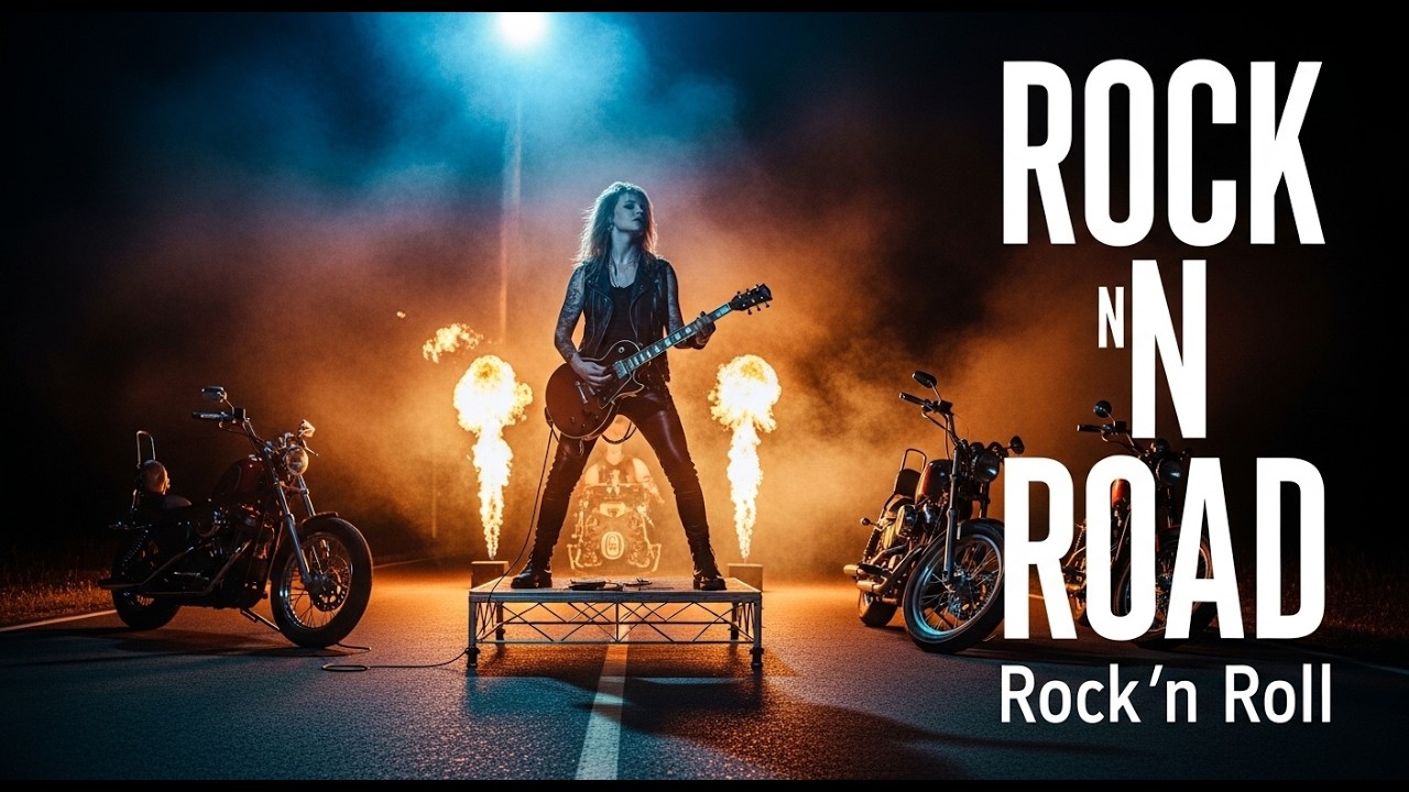 Biker Rock N Roll Playlist 🎸 Heavy Riffs & Rebel Road Energy