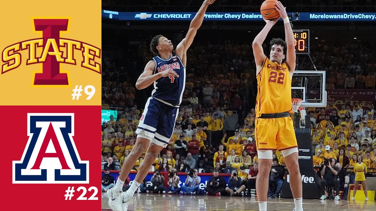 #9 Iowa State vs #22 Arizona Full Game (03-01-25)