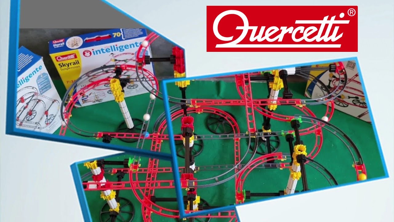 Quercetti Skyrail improvised track from @ToysAtHome