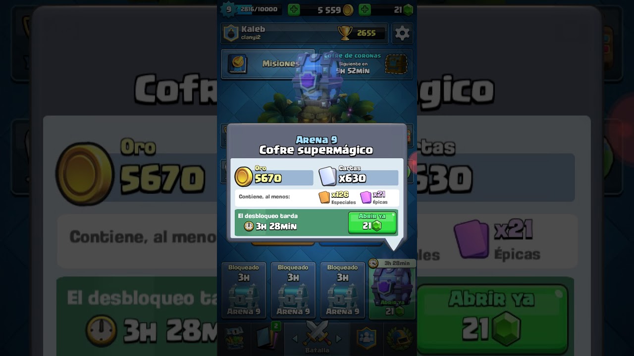 Cofre supermagico sale legendaria