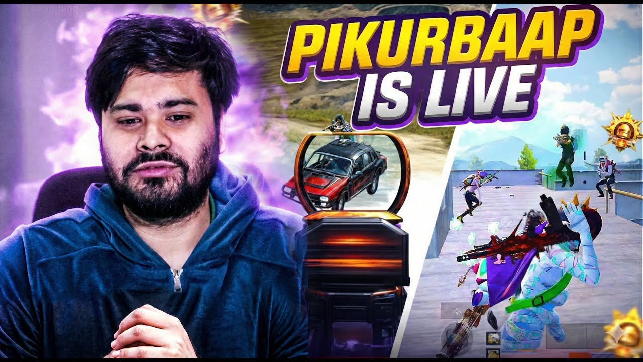 PUBG MOBILE LIVE WITH PIKURBAAP