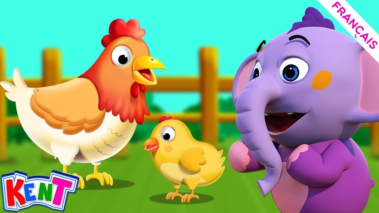 Apprendre les animaux 🐔 | Dessin Animé | Bébé Kent