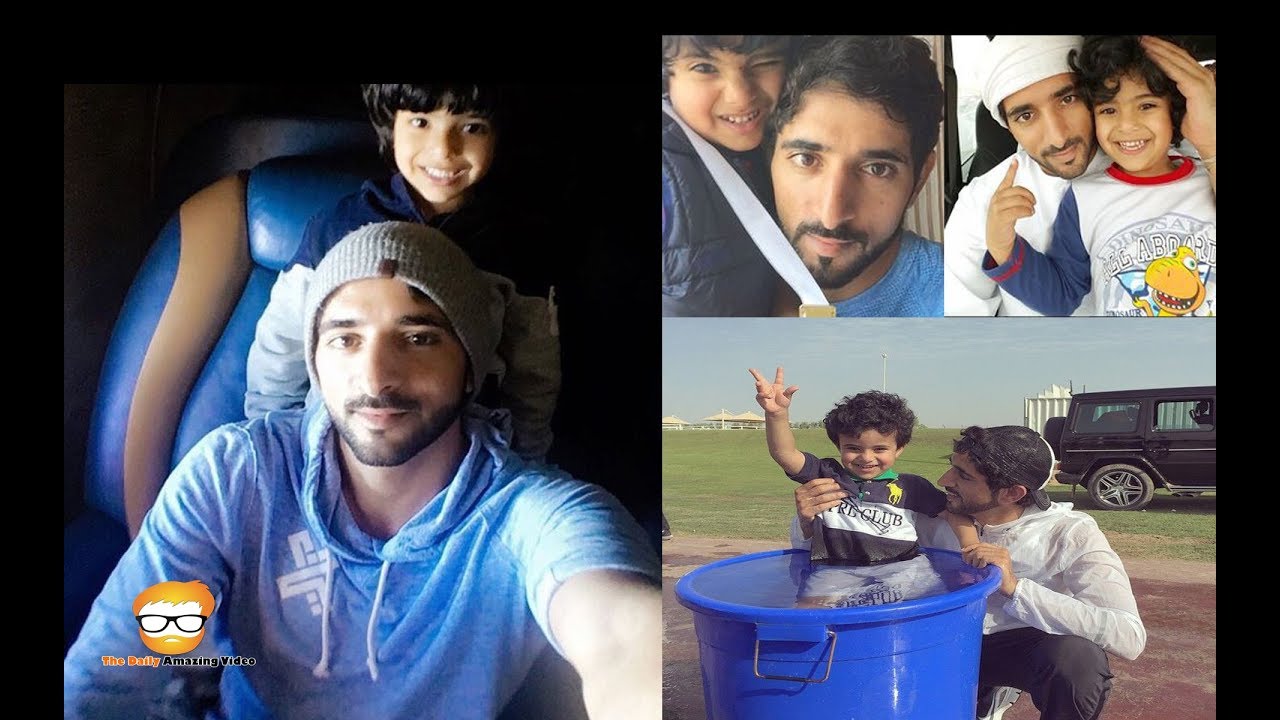 Sheikh Hamdan Fazza With Best Friend Mohammed Maj