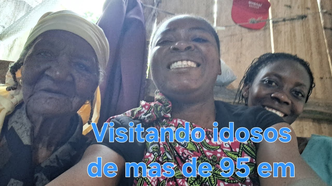 Visitando idosos de mas de 95 