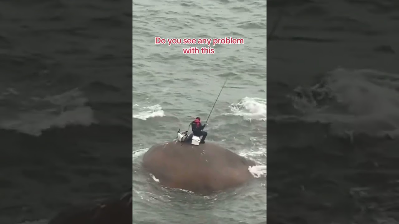 Howd bro even get there #fishing #fishingequipment #rockfishing #fishingvideo #fish #catchingfish
