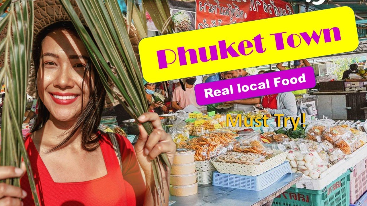 The Real Local Food Market in Phuket Town. Non Touristic!