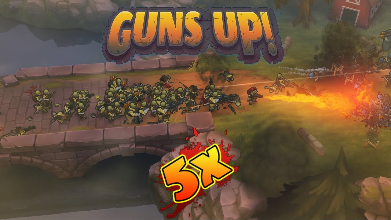 GUNS UP! - How to Score a 5X Killstreak, Easiest Way, No Hero Units!