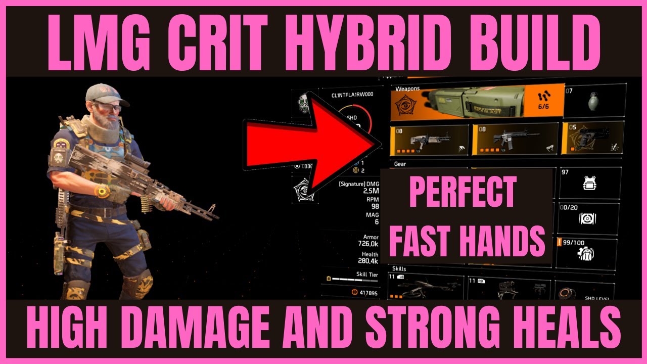 The Division 2 - PERFECT LMG CRIT HYBRID BUILD