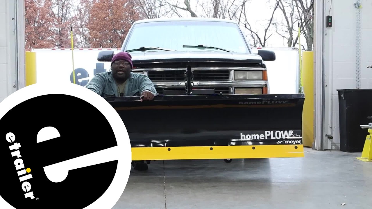 etrailer | A Closer Look at the Meyer HomePlow Residential Electric Snowplow For 2