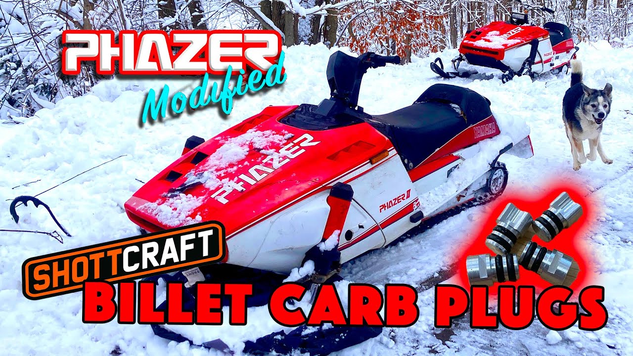 Yamaha Phazer Dies without Choke & Billet Shottcraft Carb Plugs