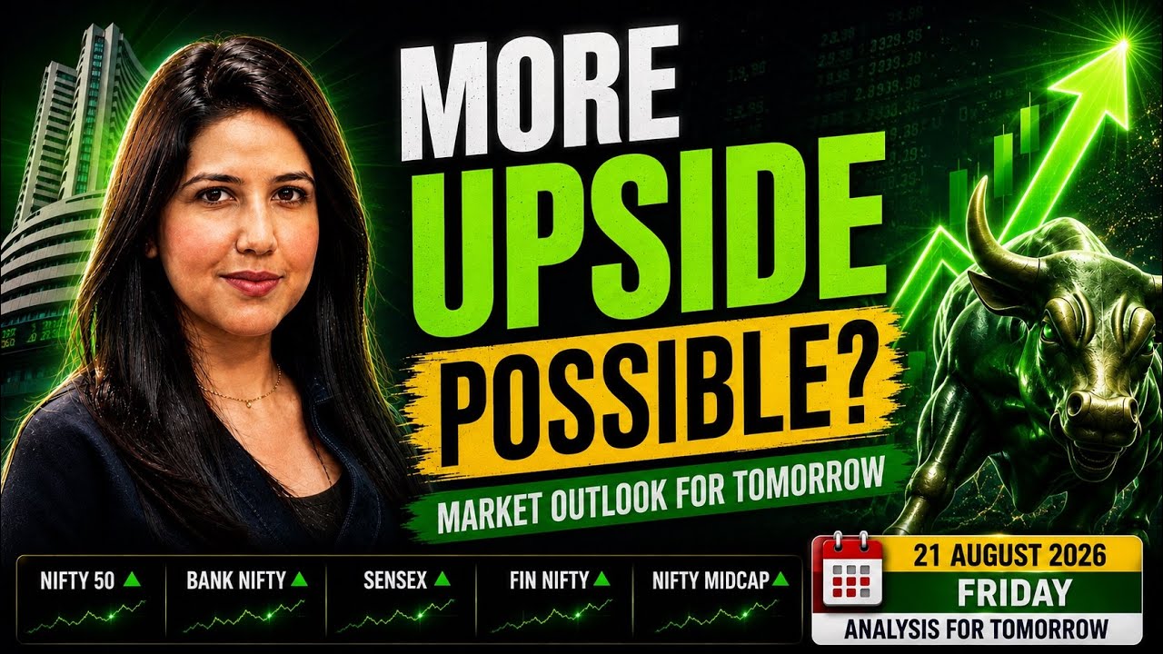 Nifty Tomorrow & Bank Nifty Prediction for 21 August 2026 | Sensex tomorrow | Payal Arora