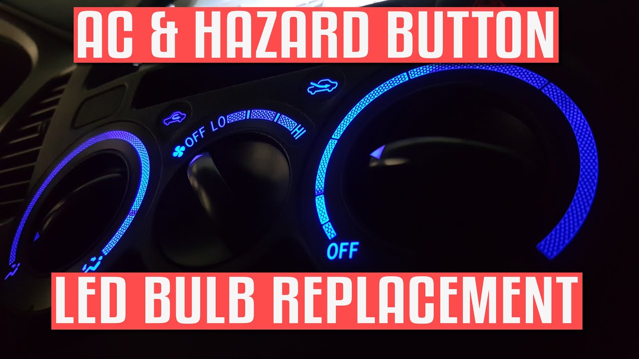 DIY Aircon Control Bulb & Hazard Button Bulb Replacement to LED | Toyota Innova [Tagalog]